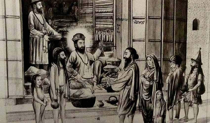 Guru Nanak Dev ji at modikhana